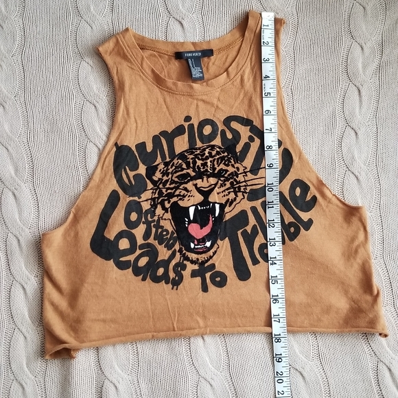 Muscle tee leopard/ jaguar face - Picture 6 of 6